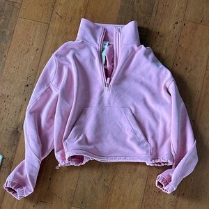 Lululemon Pink Half-Zip Women's Sweater